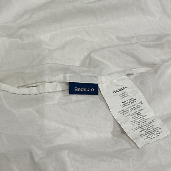 Bedsure Coconut White Waffle Texture Pillow Cases x2 - Picture 3 of 9